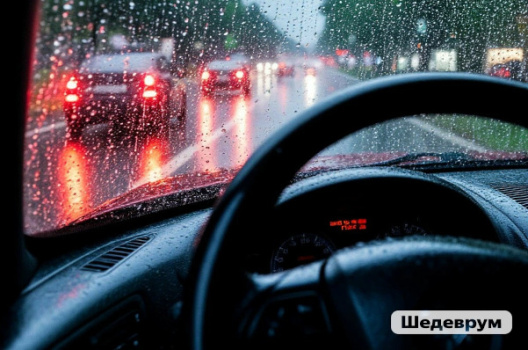 Вождение автомобиля во время дождя, советы водителям